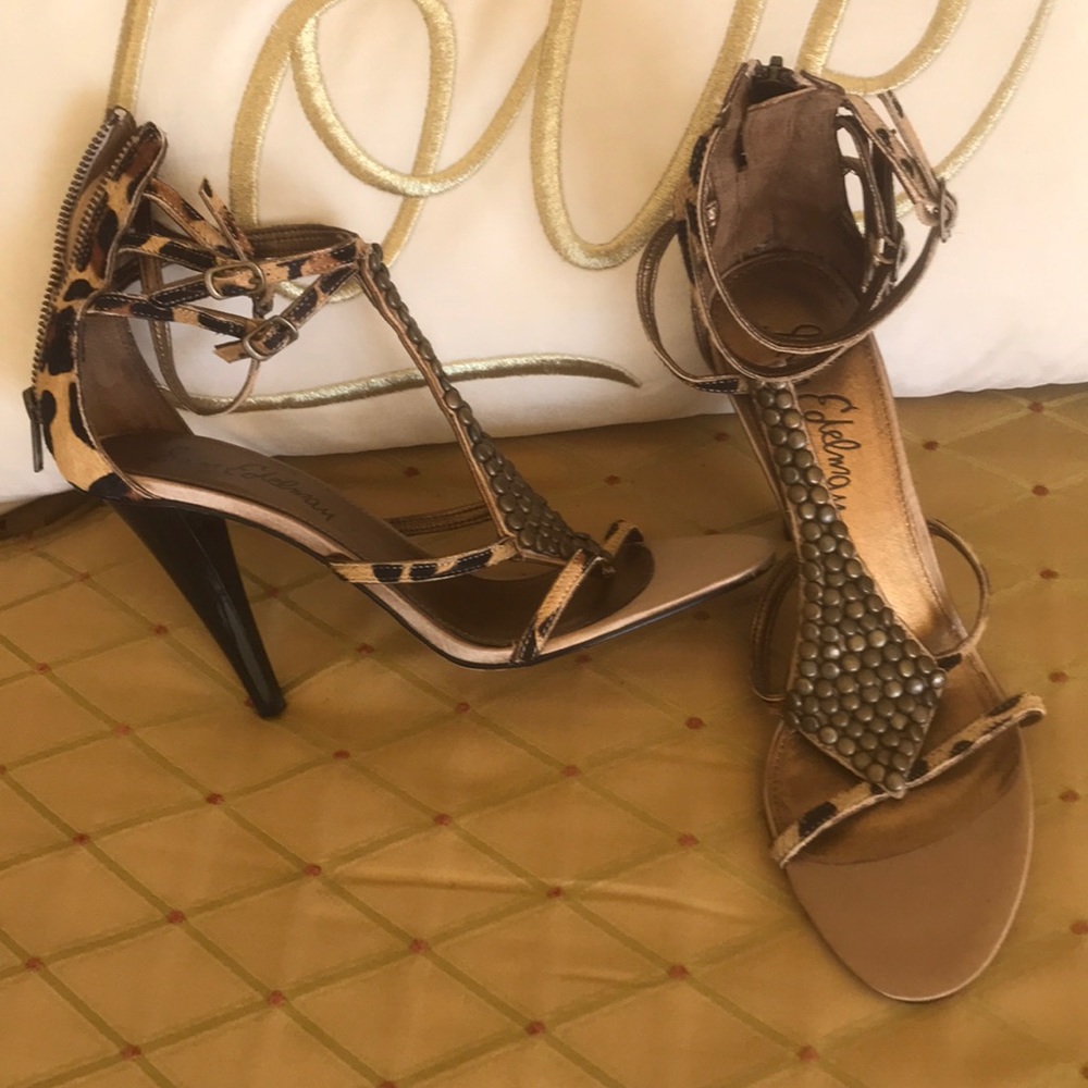 Leopard heels